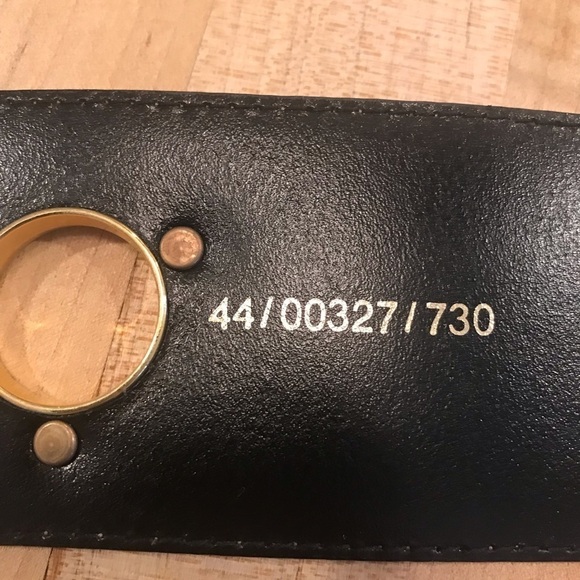 Escada Woman’s Belt Leather Large Buckle Wide Brown Tan Made In Western Germany - Picture 4 of 9